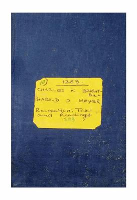 Recreation Text and Readings