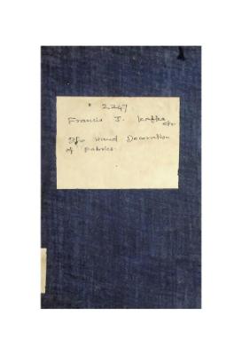 The Hand Decoration of Fabrics