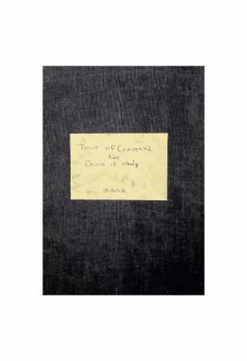 Table of Contents and Cours of Study