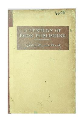 A Century of Book Publishing