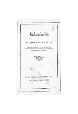 Behaviorism